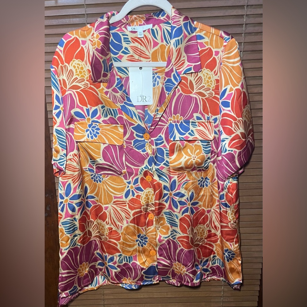 DR2 Multicolor Floral Blouse
